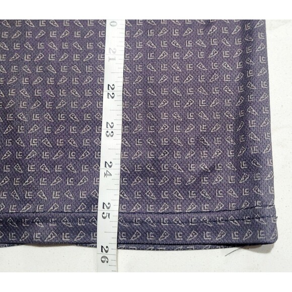 Little Caesars Pizza Employee Uniform Work Shirt ALL Over Print Unisex Small EUC - Picture 4 of 8